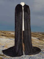 Hommes Noël Noir Ponchos Cape Polyester Noël Halloween Vacances Costumes
