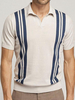 Hommes Polo Rayon Chemise Manches Courtes Coupe Abricot Polo Shirts