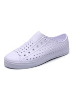 Hommes Sandales Slip-On PU Cuir Semelle EVA PU Uooer Blanc Sabots Chaussures