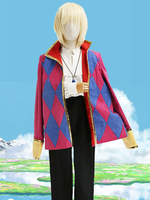 Howls Moving Castle Cosplay Costume pour enfants daim Polyester 4 pièces ensemble enfants Halloween Costume