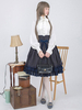 Hérissé de victorien Lolita chemise dentelle Bow Blouse Lolita classique avec col Mandarin Déguisements Halloween