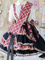 Idol Vêtement Lolita Robe JSK Mignonne Blouse Plaide