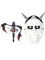 Inu x Boku SS Shirakiin Ririchiyo résine Cosplay Chic masques Déguisements Halloween