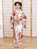 Japonais Costumes Kimono Enfant Robe Blanche Oriental Ensemble Fille Costumes de Fêtes Déguisements Halloween Déguisement Carnaval