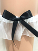 Jarretière de mariage beaux noeuds