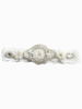 Jarretière de mariage strass magnifique dentelle