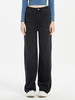 Jean Pantalons Longs Femme Coupe Cintrée avec Boutons avec Poches Unicolore