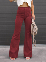 Jeans Pantalon Femme Décontracté Taille Haute Polyester