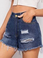 Jeans pour femme en denim taille haute Cowboy