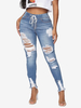 Jeans pour femmes Bas décontractés en coton