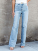 Jeans Pour Femmes Bas En Denim Décontractés