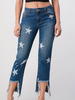 Jeans pour femmes en denim à taille haute