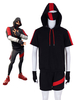 Jeu de peau Fortnite Ikonik Costumes Cosplay Déguisement Carnaval Top; Masque; Gants; Pantalons 4 Pièces