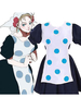 Jojos Bizarre Adventure Phantom Blood Suzi Q Cosplay Costume bleu marine manches courtes Polyester Cosplay Costume ensemble complet