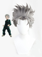 JoJos Bizarre Adventure Diamond est une perruque cosplay Koichi Hirose Gray incassable Déguisements Halloween
