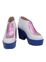 Jojos Bizarre Adventure Stone Ocean Narciso Anasui Chaussures de cosplay blanches Déguisements Halloween