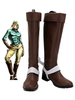 JoJos Bizzare Adventure Diego Brando Brown Chaussures Cosplay Bottes Déguisements Halloween
