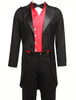 Joker - Costume de Cosplay rétro manteau long noir Habit à Queue Déguisements Halloween