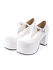 Jolie orteil rond Synthétique cuir Street Wear Lolita Shoes Déguisements Halloween