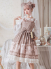 JSK Classique Lolita Robe Le Test De Pois Princesse Dentelle Jupe Lolita Déguisements Halloween