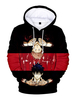 Jujutsu Kaisen combat de sorcellerie Itadori Yuji Fushiguro Megumi sweat à capuche noir à manches longues bijou cou japonais Anime sweat