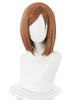 Jujutsu Kaisen combat de sorcellerie Kugisaki Nobara perruque de Cosplay fibre résistante à la chaleur café brun Cosplay perruques