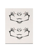 Jujutsu Kaisen combat de sorcellerie Ryomensukuna Cosplay Tatto Cosplay accessoire accessoire