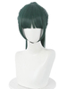 Jujutsu Kaisen combat de sorcellerie Zenin Maki perruque de Cosplay vert foncé perruque de Fiber résistante à la chaleur perruques de Cosplay