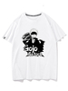 Jujutsu Kaisen Gojo Satoru T-shirt blanc demi manches Polyester Anime haut dété"idien décontracté T-Shir
