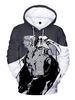 Jujutsu Kaisen Sorcery Fight Gojo Satoru à capuche gris foncé à manches longues bijou cou japonais Anime sweat