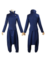 Jujutsu Kaisen Zenin Mai Cosplay uniforme scolaire bleu marine haut pantalon 2 pièces ensemble Anime Cosplay Costume ensemble complet