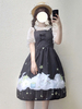 Jupe classique Lolita JSK Robe Imprimé étoile Lolita plissé Déguisements Halloween