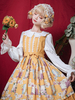 Jupe douce Lolita JSK Printemps Canne Imprimé Noeuds Sash Sash Lolita Jumper Déguisements Halloween