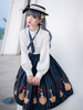 Jupe Lolita Gothique Jupes Lolita Bleu Foncé