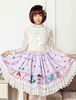 Jupe lolita lilase avec dentelle Déguisements Halloween