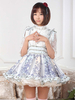 Jupe Lolita Polyester Hime impression multicolore pour femmes Déguisements Halloween