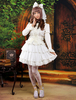 Jupe lolita séduisante douse en chiffon unicolore à volants Déguisements Halloween