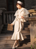 Jupe longue classique Lolita SK en polyester blanc Falbala Jupes décontractées"idiennes