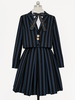 Jupes gothiques Lolita SK Stripes Blue Lolita