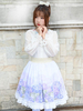 Jupes Lolita à imprimé floral lilas Sweet Lace Lolita SK