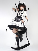 Jupes Lolita plissées bicolores japonaises classiques Lolita SK