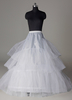 Jupon 2022 nuptial blanc 3 couches 3 cerceaux en tulle