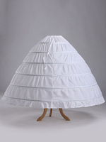 Jupon complet de mariage de jupon de mariage de robe blanche Crinoline nuptiale dune rangée