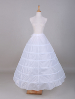 Jupon de mariage blanc 1 couche en tulle