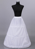 Jupon de mariage blanc 1 couche en voile de tulle