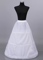 Jupon de mariage blanc 1 couche en voile de tulle