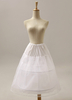 Jupon de mariage blanc 2 couches en polyester