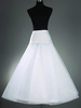 jupon de mariage blanc 2 couches en polyester