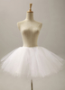 Jupon de mariage blanc 3 couches en polyester