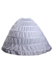 jupon de mariage blanc 6 couches en polyester